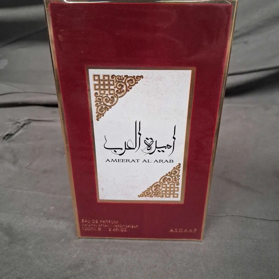 BOXED AND SEALED AMEERAT AL ARAB EAU DE PARFUM 100ML