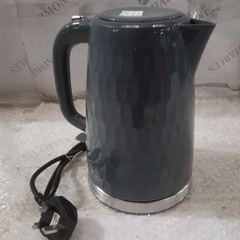 BOXED RUSSELL HOBBS HONEYCOMB GREY KETTLE