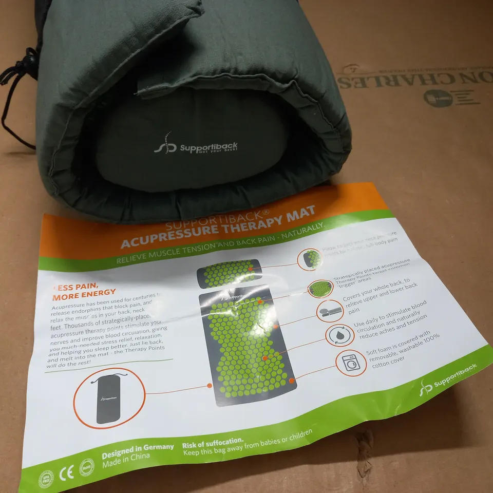 SUPPORTIBACK ACUPRESSURE THERAPY MAT