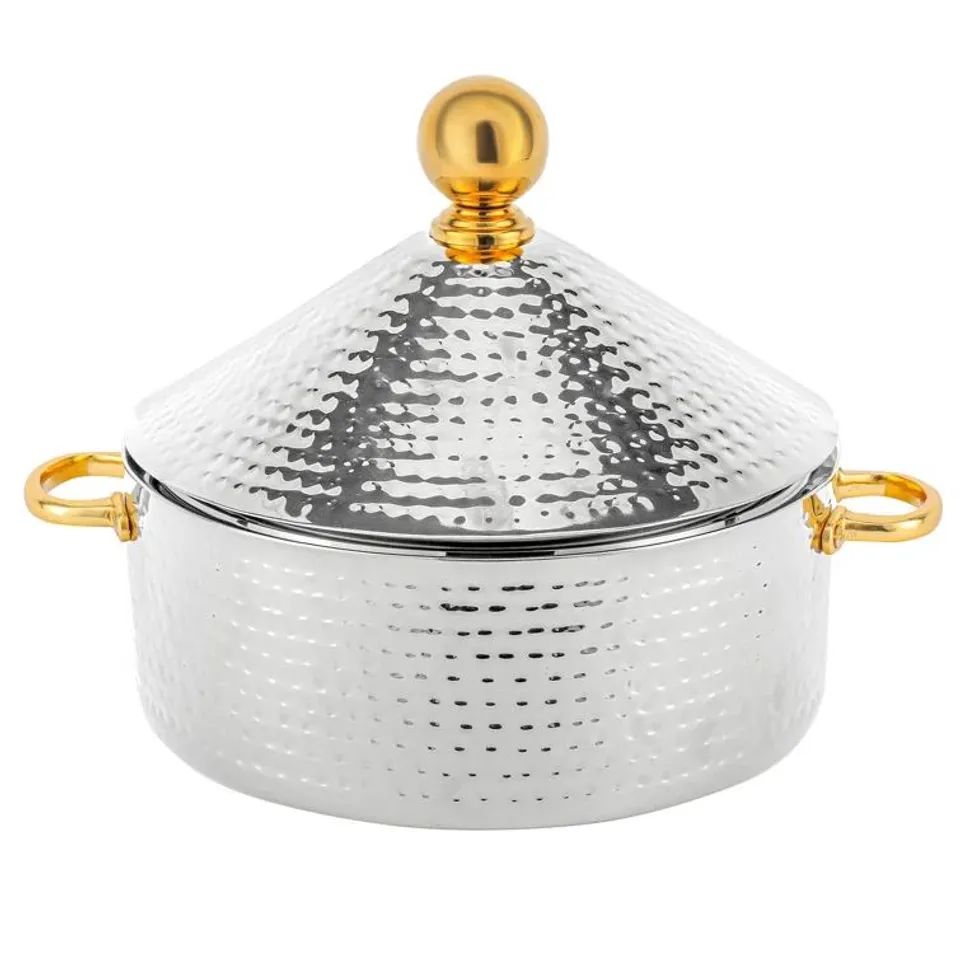 A BOXED STAINLESS STEEL HOTPOT 