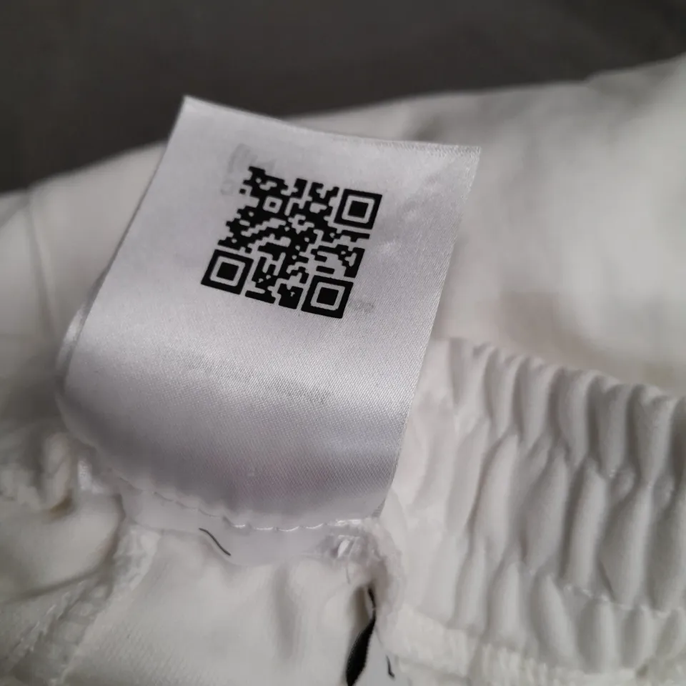 MONCLER WHITE TRACKSUIT PANTS - LARGE