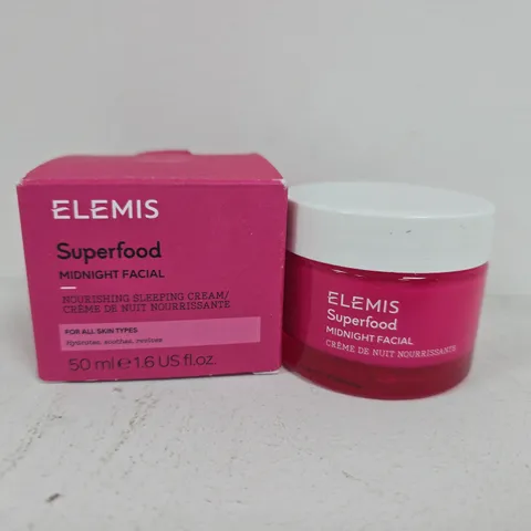 BOXED ELEMIS SUPERFOOD MIDNIGHT FACIAL NOURISHING SLEEP CREAM (50ML)