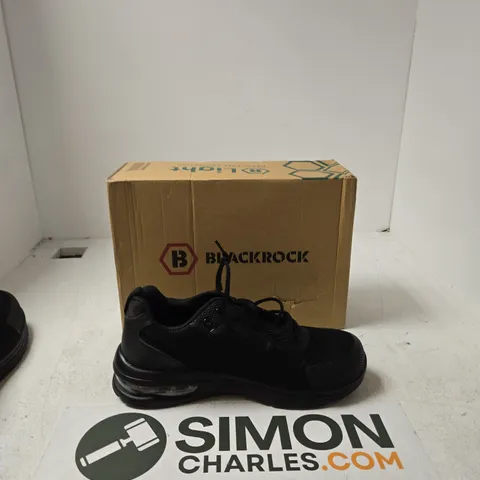 BLACKROCK TRAINERS – BLACK MESH, BOXED - UK 10