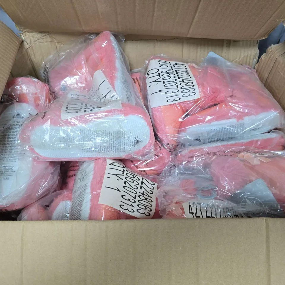 BOX OF APPROXIMATELY 10 PAIRS OF DISNEY PRINCESS SLIPPER BOOTS YOUNGER CHILD SIZE 9-10