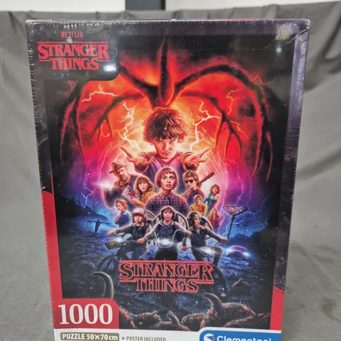 SEALED CLEMENTONI STRANGER THINGS 1000 PUZZLE