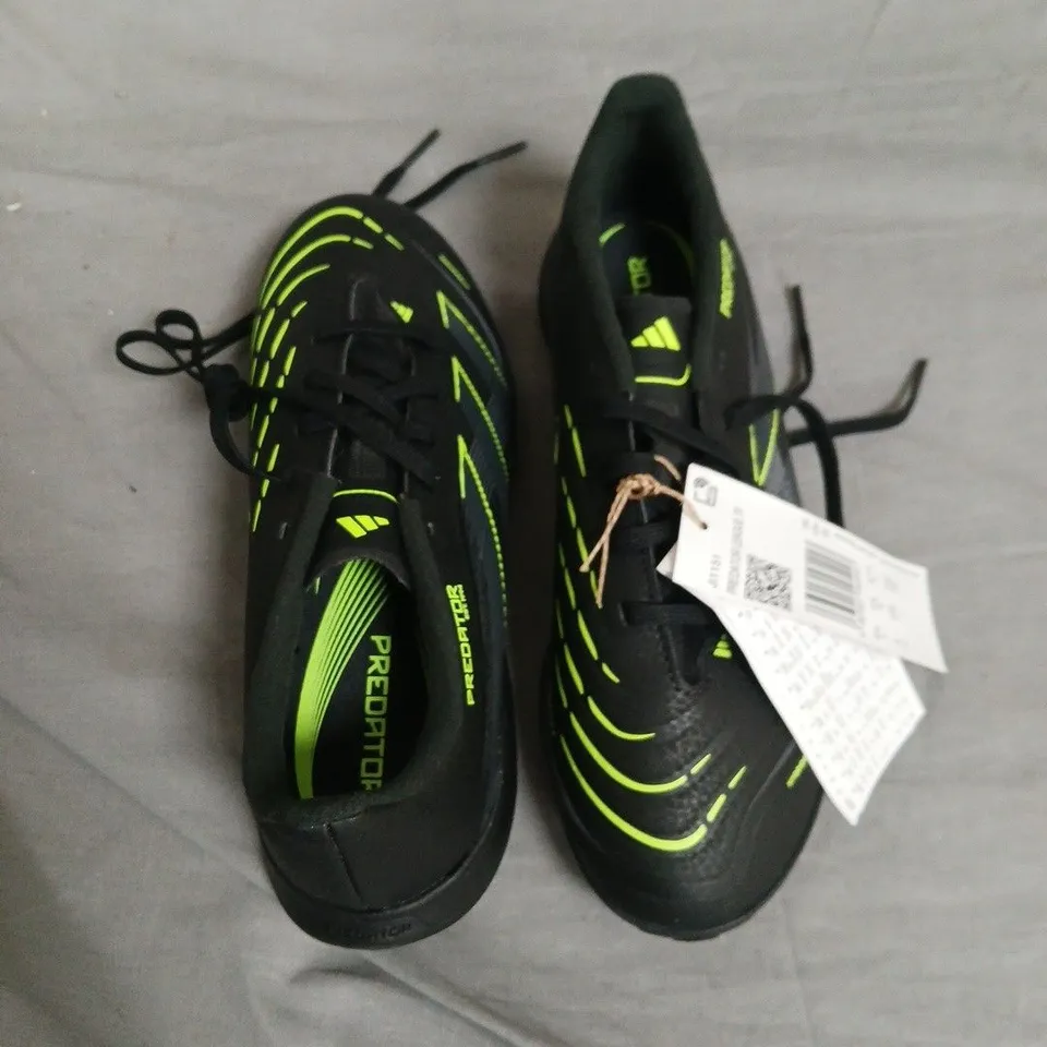 Adidas Predator League TF Soccer Boots in Black/Neon Yellow - uk 4.5