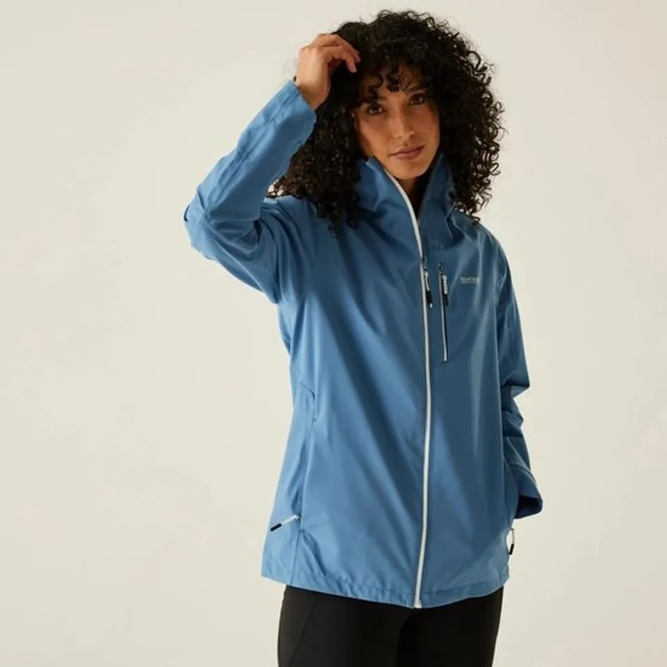 BRAND NEW REGATTA WOMEN'S BIRCHDALE II WATERPROOF JACKET IN CORONET BLUE - 18