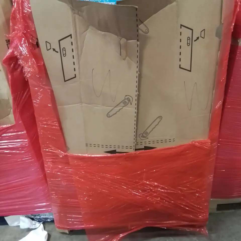 PALLET CONTAINING VARIOUS BOXED MIXED ITEMS TO INCLUDE: TRAMPOLINE, HEDGE TRIMMER, DIGITAL AIR FRYER INSECT KILLERS ETC.