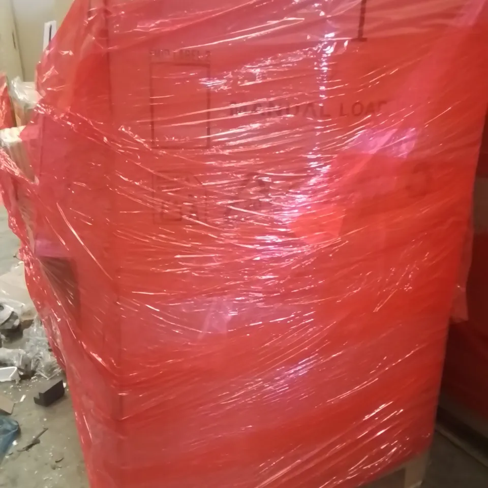 PALLET OF ASSORTED HOUSEHOLD GOODS AND PRODUCTS TO INCLUDE;PORTABLE MONITOR,AIR FRYER,KIDS SLIDE