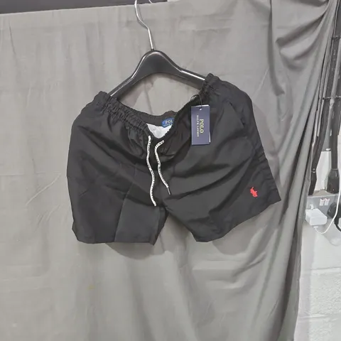 POLO RALPH LAUREN BLACK SWIM SHORTS β MEN'S, SIZE L
