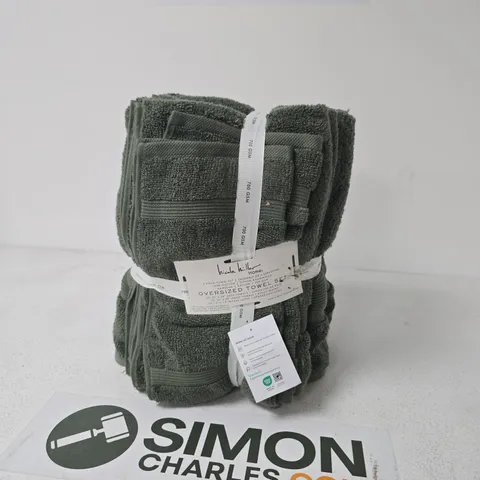 NICOLE MILLER HOME OVERSIZED TOWEL SET – 6 PIECE, 700 GSM