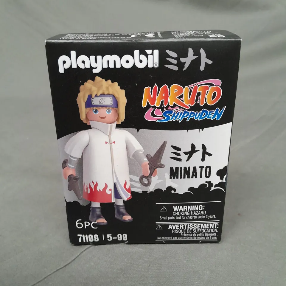 LOT OF 6 BOXED PLAYMOBIL NARUTO SHIPPUDEN MINATO FIGURES