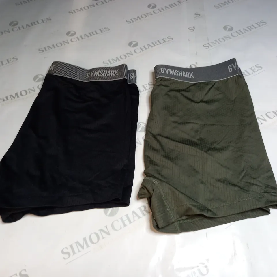 SET OF 2 GYMSHARK BOXER SHORTS SIZE L
