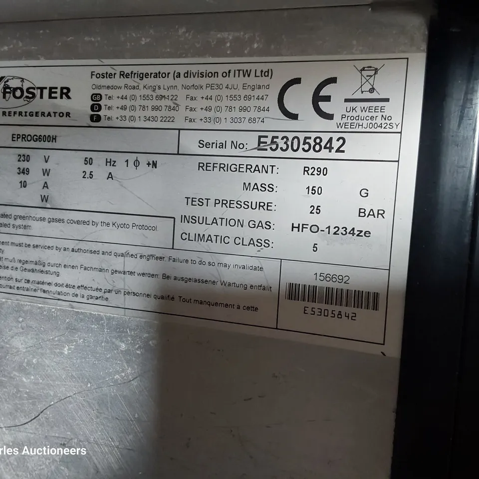 FOSTER TALL SINGLE DOOR FRIDGE