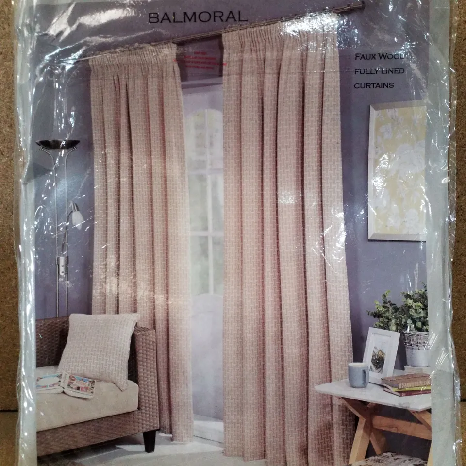 BRAND NEW BALMORAL FULLY LINED CURTAINS 117×183CM - OCHRE
