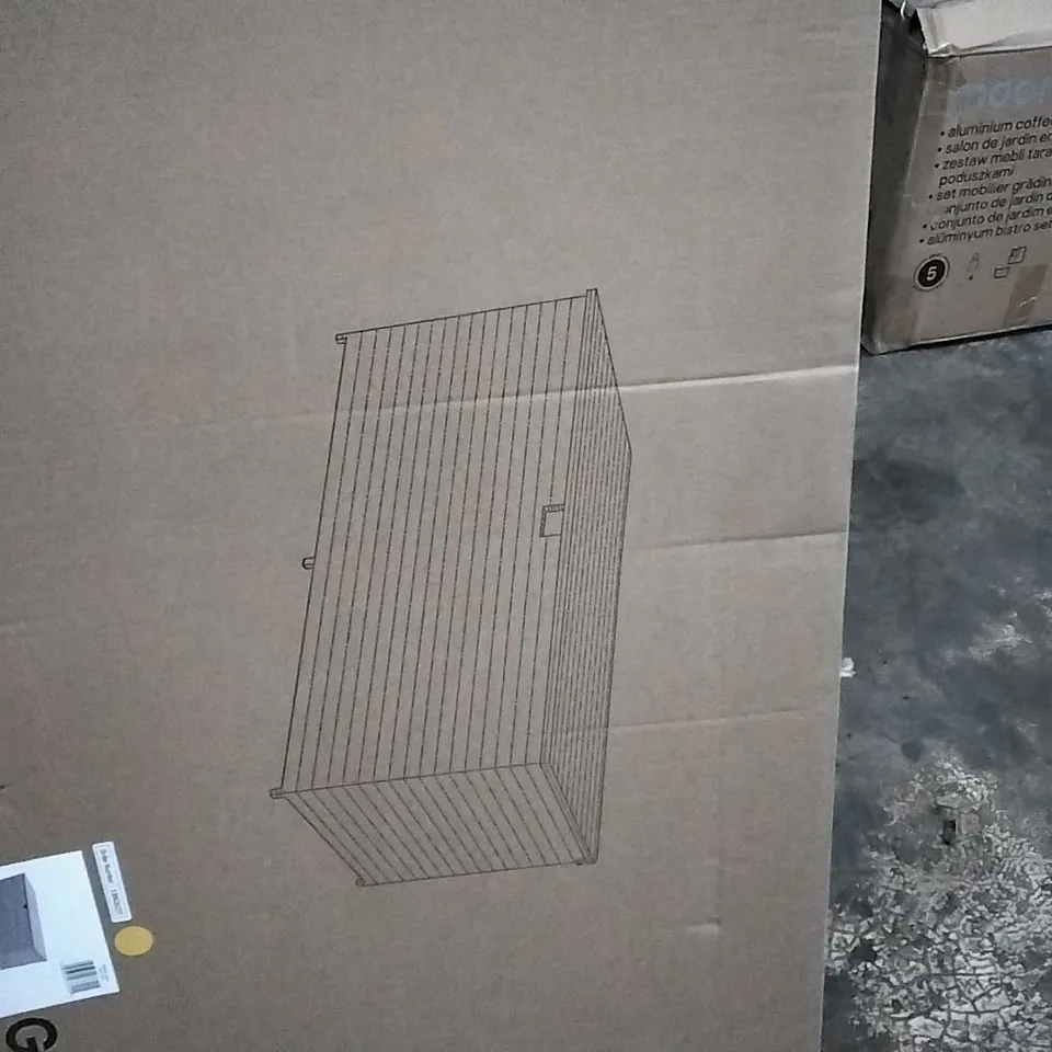 DESIGNER HAMILTON ALUMINIUM & SYNTHETIC RATTAN STORAGE BOX