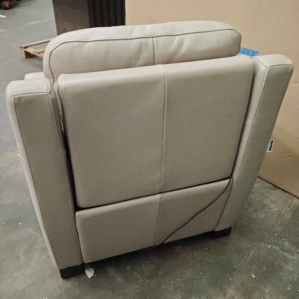 DIGIO LEATHER ELECTRIC RECLINING ONE SEATER CHAIR