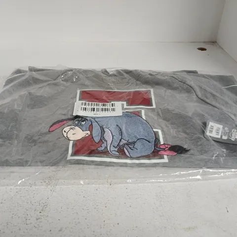 DISNEY EEYORE GREY JUMPER - SIZE M