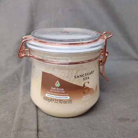SANCTUARY SPA SALT SCRUB - DEAD SEA SALT & COCONUT OIL