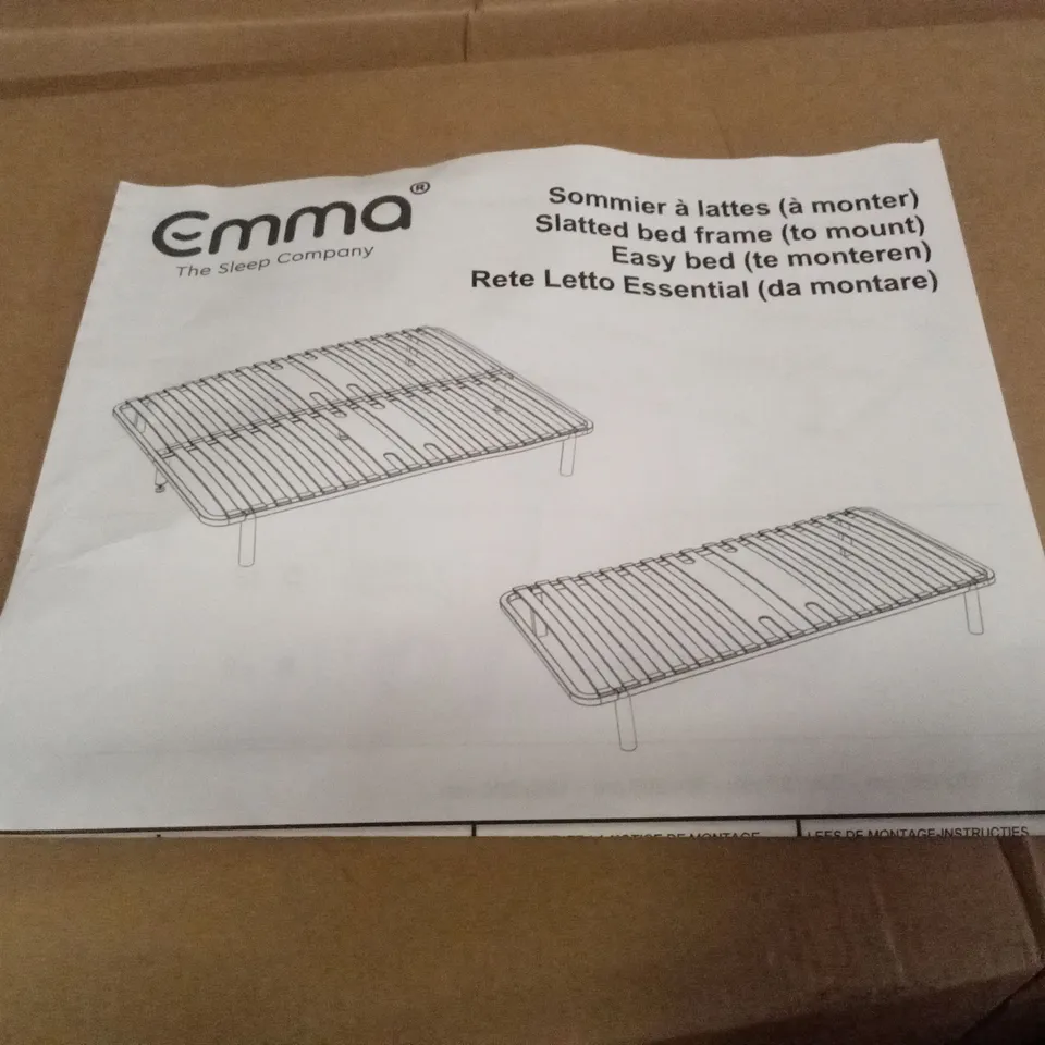 BOXED EMMA SLATTED FRAME - 150 x 200 KING SIZE (1 BOX)