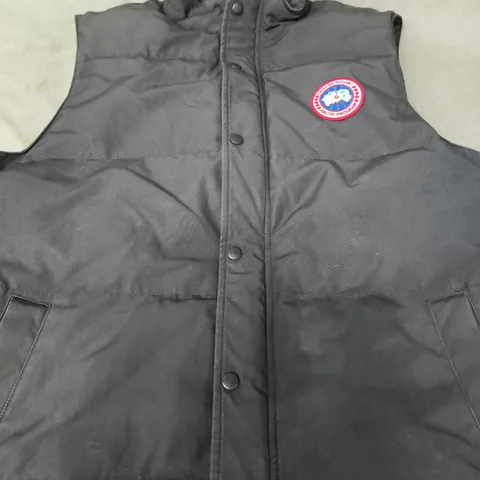 CANADA GOOSE BLACK PUFFER VEST SIZE - XL