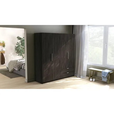 BOXED CRAIGWOOD 4 DOOR WARDROBE (3 BOXES)