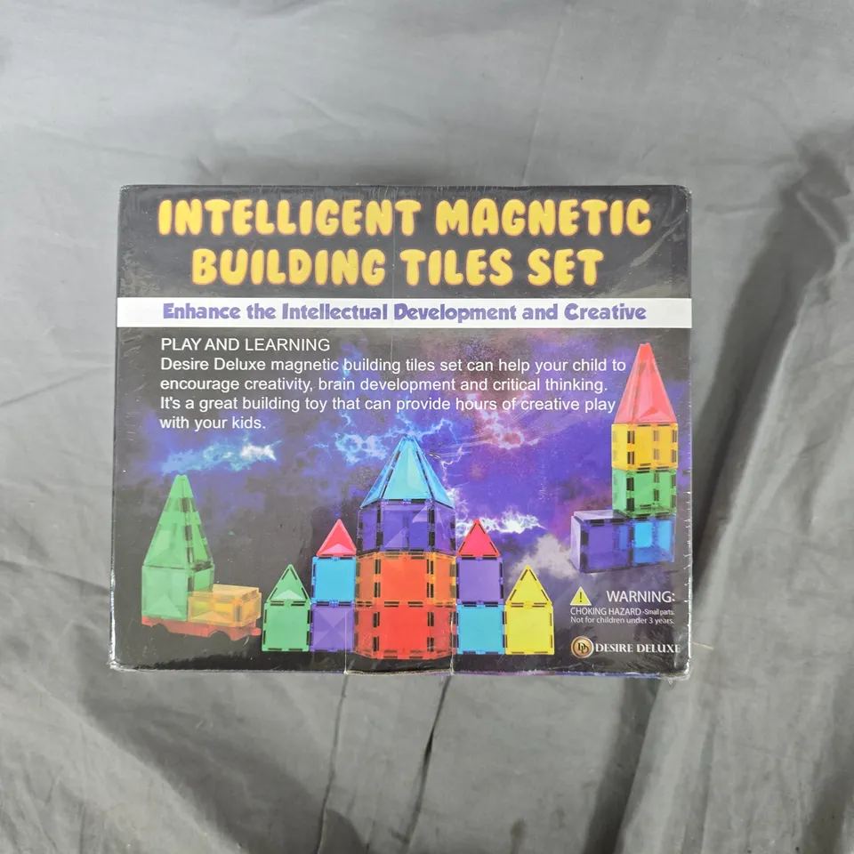 DESIRE DELUXE INTELLIGENT MAGNETIC BUILDING TILES SET – BOXED