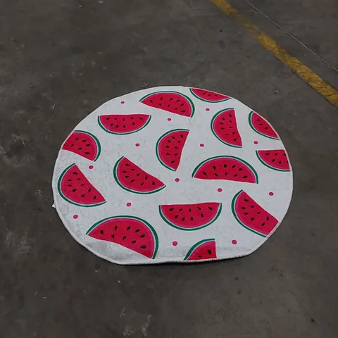 CHILAI HOME ROUND WATERMELON BATHROOM MAT