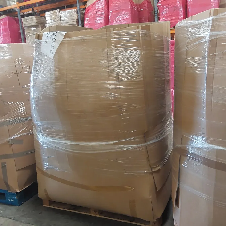PALLET CONTAINING A LARGE QUANTITY OF ASSORTED HOSE PIPES, POOL INFLATABLES ECT