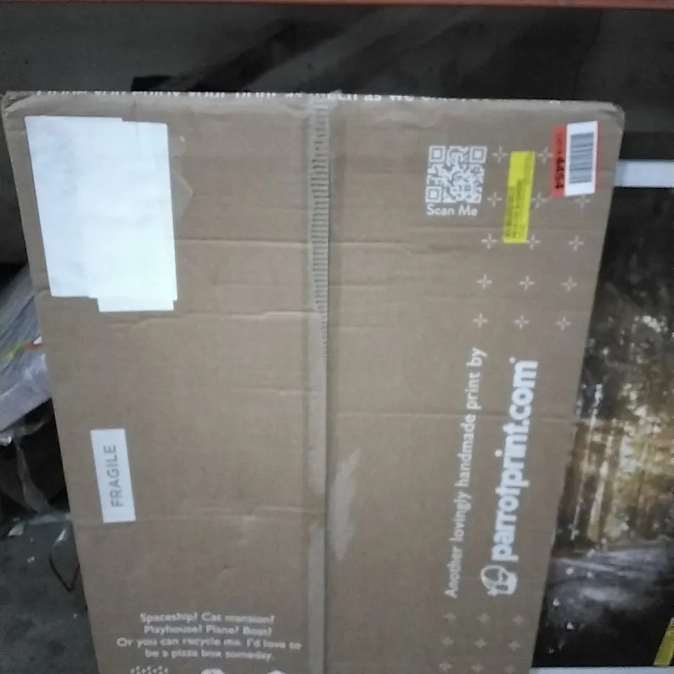 BOXED BEACH SUNSET VIEW 3D WINDOW EFFECT CANVAS WALL ART