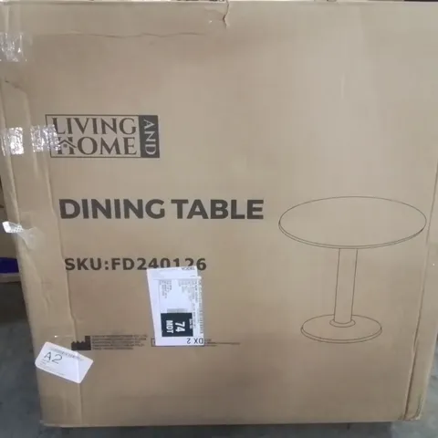 BOXED LIVING AND HOME DINING TABLE