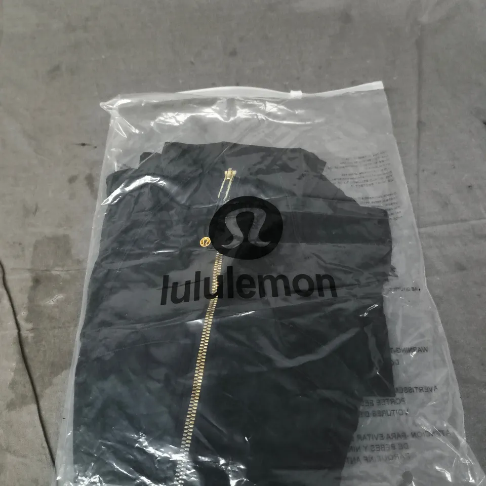 LULULEMON WOMEN'S BLACK ZIP-FRONT JACKET - SIZE UNSPECIFIED