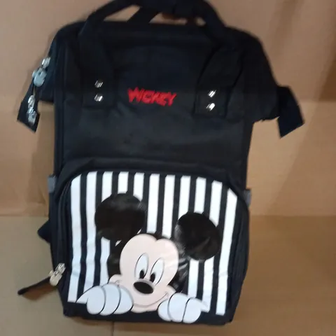 MICKY MOUSE BLACK BACKPACK