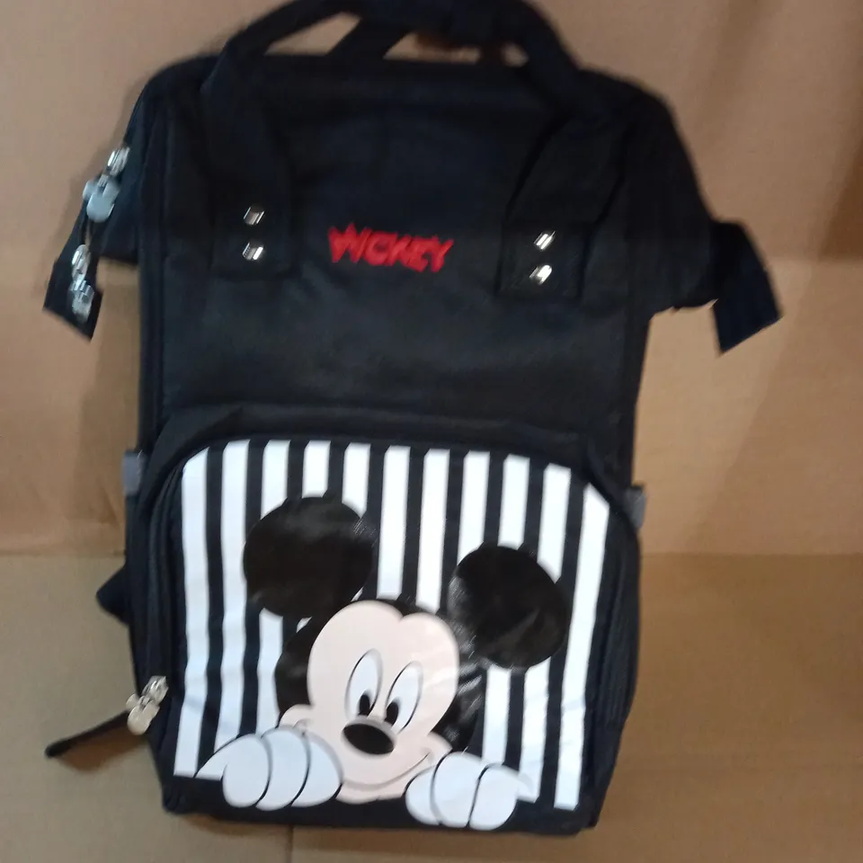 MICKY MOUSE BLACK BACKPACK 