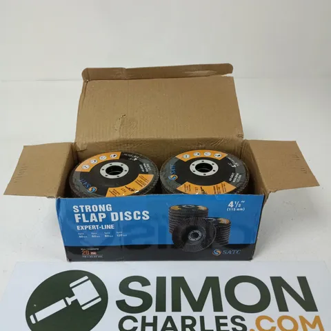 SATC STRONG FLAP DISCS EXPERT-LINE 4.5"