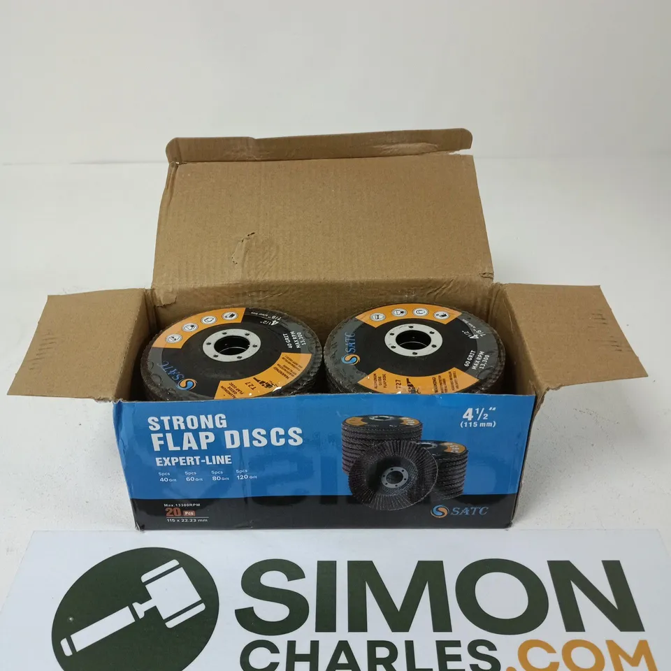 SATC STRONG FLAP DISCS EXPERT-LINE 4.5"