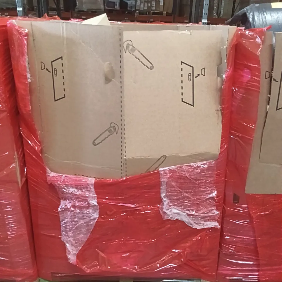 PALLET OF ASSORTED HOUSEHOLD GOODS AND PRODUCTS TO INCLUDE; BOXED FURNITURE ETC