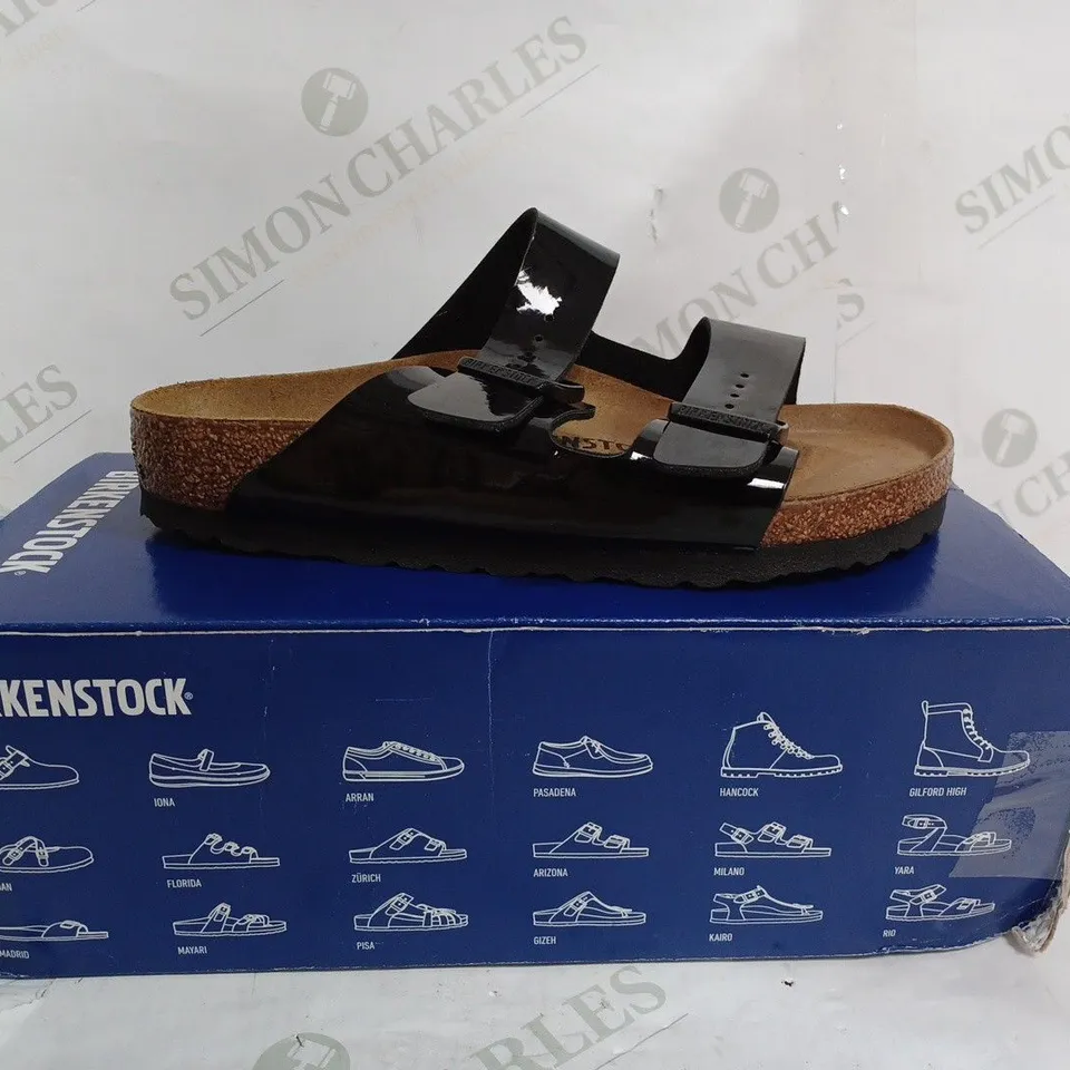 BIRKENSTOCK PLATFORM SANDALS IN BLACK - EU 36