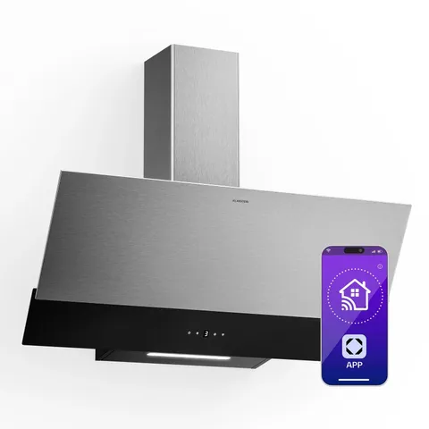 KLARSTEIN VEROSTEEL 90CM WALL MOUNTED COOKER HOOD