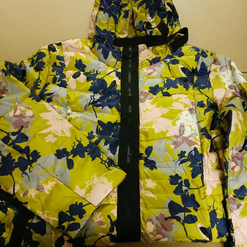 NUAGE LADIES JACKET GREEN MULTI WITH FLORAL PATTERN SIZE XXL