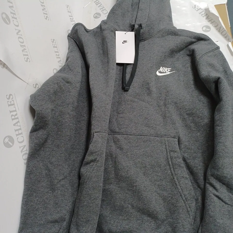 NIKE GREY TRACKSUIT HOODIE - MEDIUM