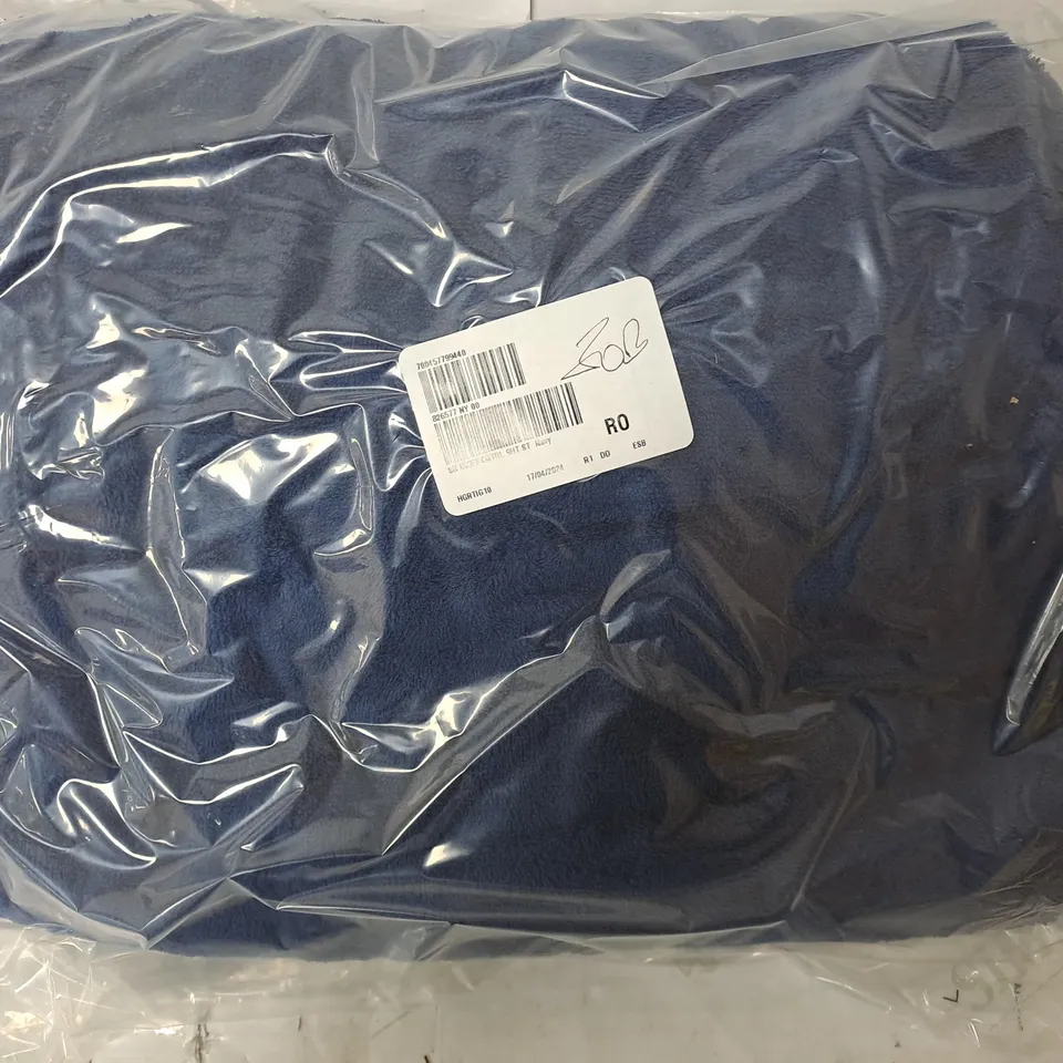 SILENTNIGHT LUXURY HEATED THROW IN BLUE 