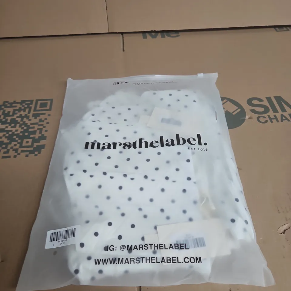 MARSTHELABEL POLKA DOT GARMENT - SIZE 10