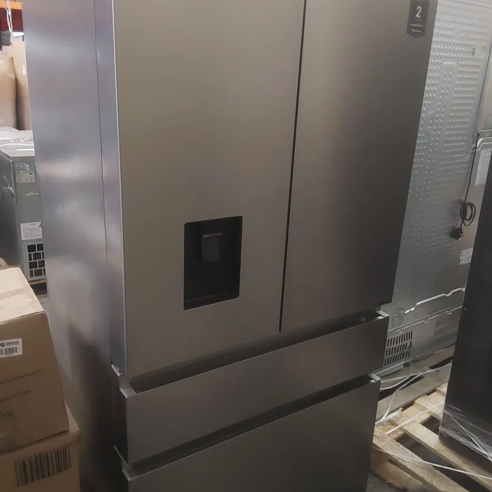 HISENSE PUREFLAT RF749N4SWSE TOTAL NO FROST MULTI-DOOR AMERICAN FRIDGE FREEZER - STAINLESS STEEL - E RATED