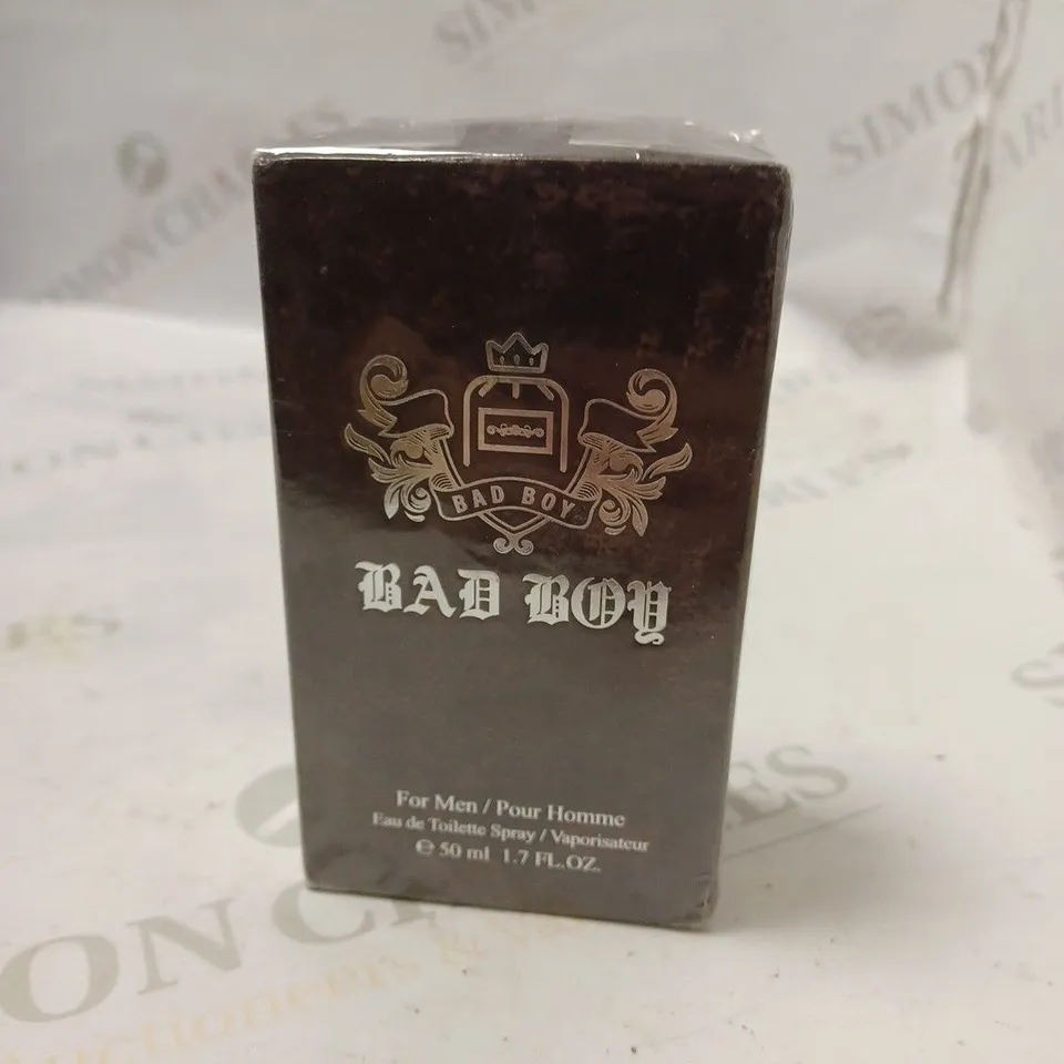 BOXED AND SEALED BAD BOY POUR HOMME EAU DE TOILETTE SPRAY 50ML