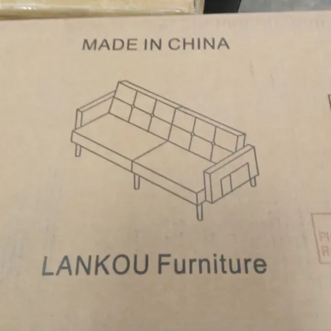 BOXED LANKOU SOFA BED - BEIGE (1 BOX)