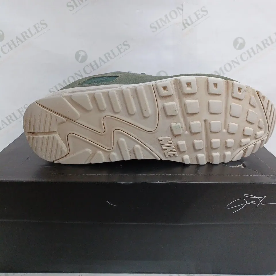 NIKE AIR MAX KHAKI TRAINERS - UK 10