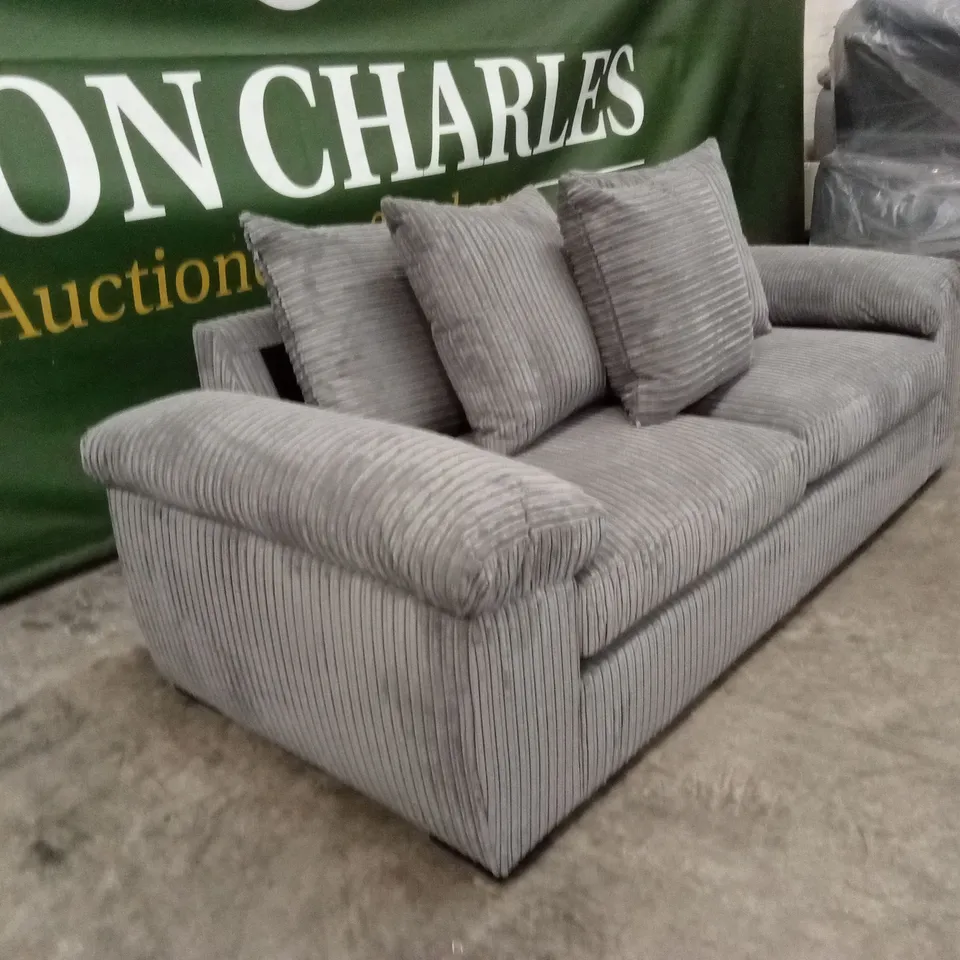 AMALFI 3 SEATER SCATTER BACK FABRIC SOFA RRP £599