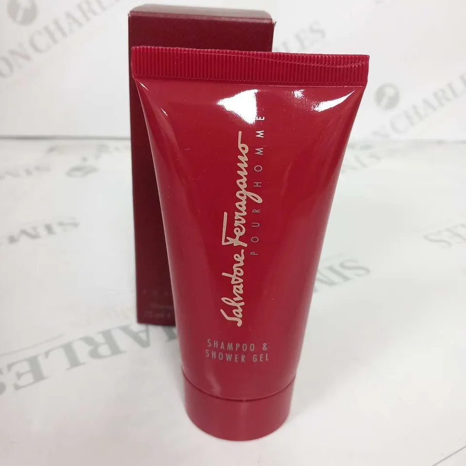 BOXED SALVATORE FERRAGAMO SHAMPOO AND SHOWER GEL 75ML
