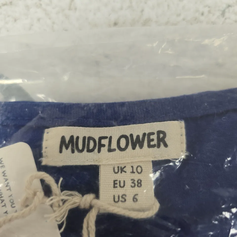 MUDFLOWER WOMEN'S EMBROIDERED TUNIC TOP – UK 10 (EU 38, US 6)